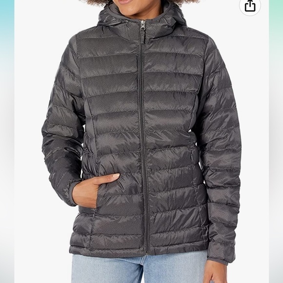 Lightweight Long-Sleeve Full-Zip Water-Resistant Packable Hooded Puffer Jacket - Picture 1 of 4